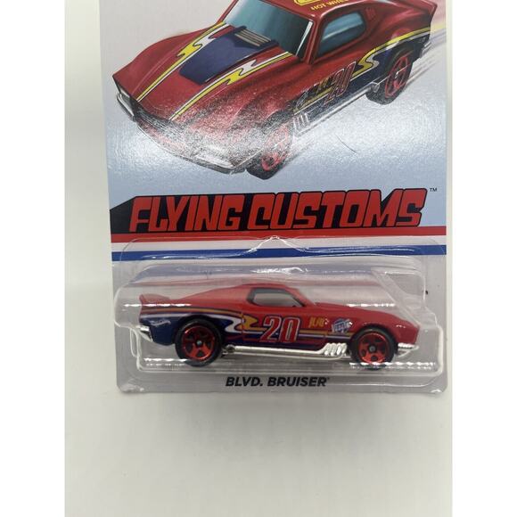 Hot Wheels Flying Customs Blvd. Bruiser Target Exclusive Red - Picture 2 of 7